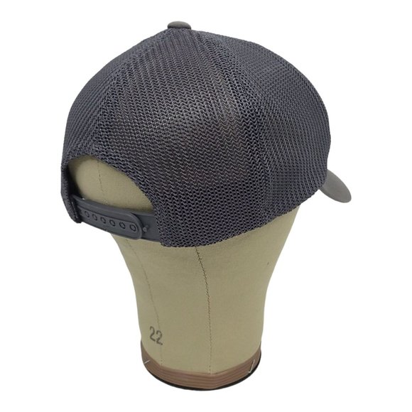 One Ten 2 UNDR Mesh Flex Fit Snapback Cap Trucker Baseball Hat Gray Patch - Picture 8 of 12